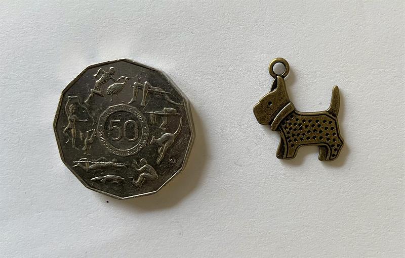 Bronze Scottish Terrier Dog Charm