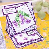 Nature's Garden Crafter's Companion Chinoiserie Collection Beautiful Birds Photopolymer Stamp Set