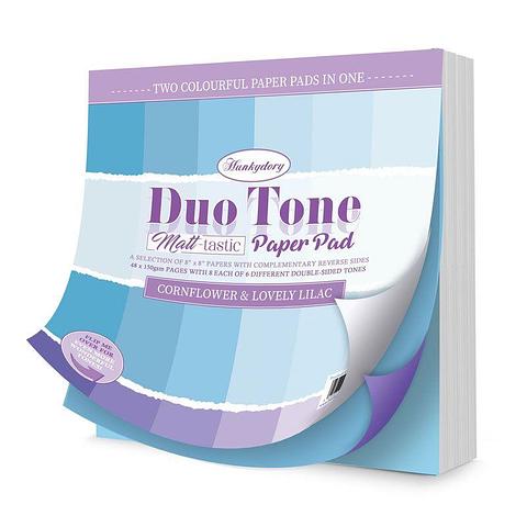 Hunkydory Duo Tone Matt-tastic Paper Pad Assorted Colours