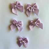 Simply Ribbons Cross Over Bows With Pearl 5 Pack Assorted Colours