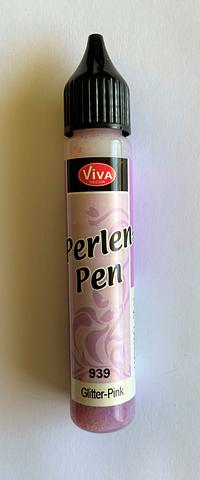 VIVA Decor Perlen-Pen Glitter Pink 25mL