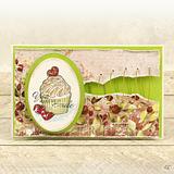 Couture Creations Blooming Friendship Chocolate Cupcake Acrylic Stamp