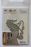Couture Creations Seaside Girl Seahorses Mini Cutting Die 2 Piece Set