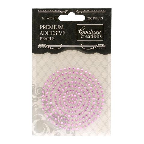 Couture Creations Pretty Pink Adhesive Pearls 3mm