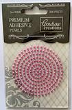 Couture Creations Pretty Pink Adhesive Pearls 3mm