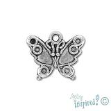 Feeling Inspired Silver Butterfly Charms 5 Pack