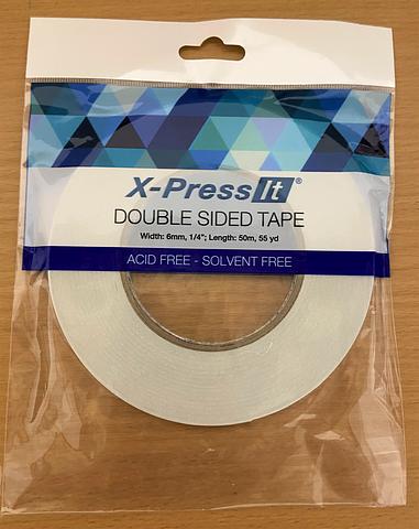 X-Press It Double Sided Tape 6mm 50 metre roll