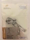 Couture Creations Men's Stamps Golf Swing Acrylic Stamp