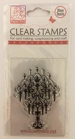 Paper Xtra Chandelier Clear Stamp
