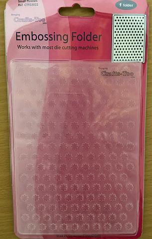Crafts-Too Embossing Folder Small Flowers 4.25x5.5