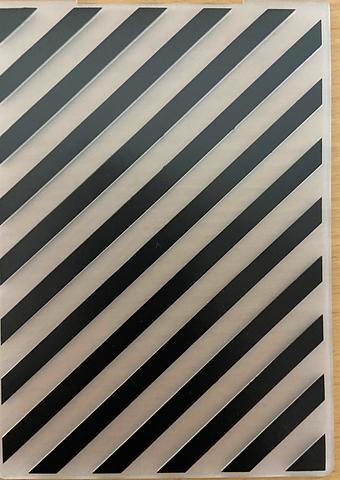 Embossing Folder Diagonal Stripes 10.5cm x 14.5cm