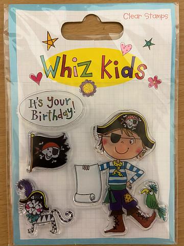 Whiz Kids Pirate Clear Stamps
