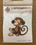 Art Impressions Unmounted Mike the Monkey Stamp