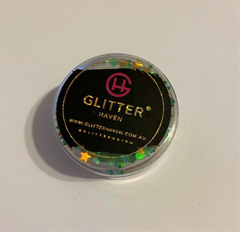 Glitter Haven Chunky Juniper Star Glitter 15g