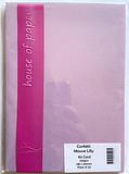 Papertisserie Confetti Mauve Lilly 210gsm A5 Card 20 Pack