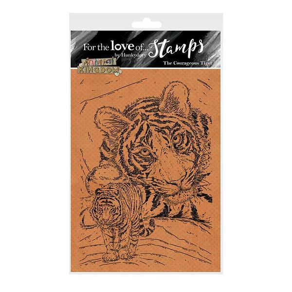 For The Love Of Stamps by Hunkydory Animal Kingdom The Courageous Tiger A6 Stamp