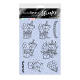 For The Love Of Stamps by Hunkydory Wonderful Waterfalls Teddy Surprise A6 Stamp Set
