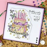 For The Love Of Stamps by Hunkydory Moonlit Moments Gemstone Birthday Bling A6 Stamp Set