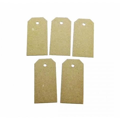 Eco Brown Duplex Tags 230gsm Small 5 Pack
