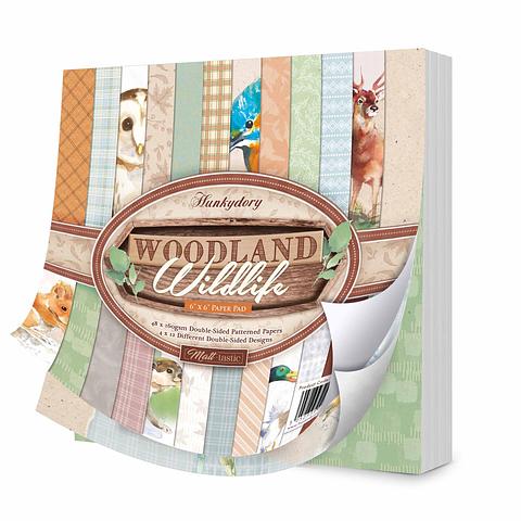 Hunkydory Woodland Wildlife 6" x 6" Paper Pad