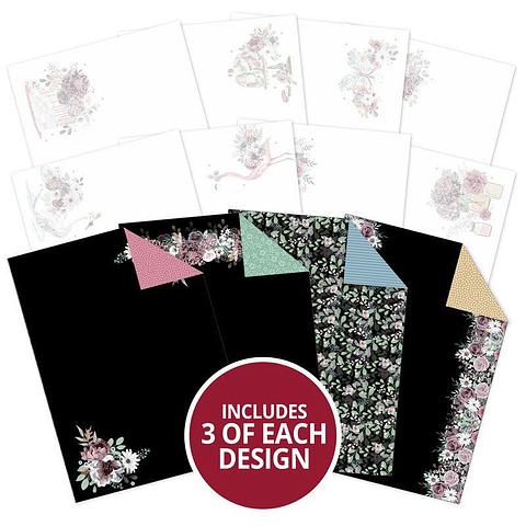 Hunkydory Floral Elegance Luxury Card Inserts and Papers A4