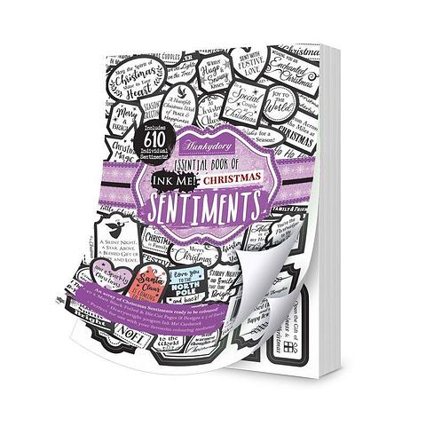 Hunkydory Essential Book of Ink Me! Christmas Sentiments