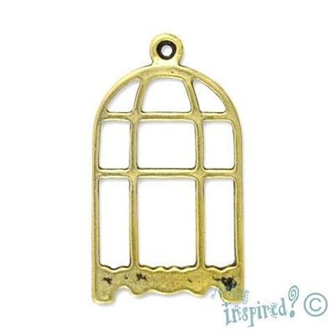Feeling Inspired Gold Metal Bird Cage Charm