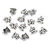 Silver Rabbit Charms 5 Pack
