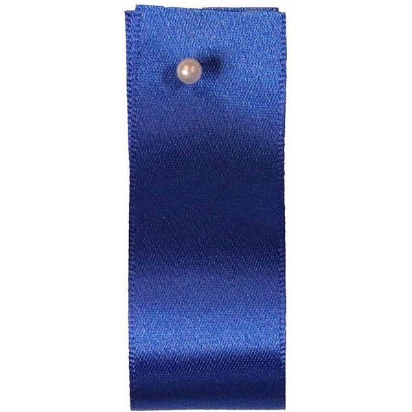 Simply Ribbons Satin Dark Royal Blue 100% Recycled Plastic Ribbon 7mm x 1 metre