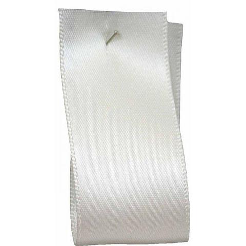 Simply Ribbons Satin Bridal White 100% Recycled Plastic Ribbon 7mm x 1 metre