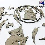 Scrapmatts Australiana Koala Eco Chipboard 10pc set