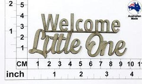 Scrapmatts Welcome Little One Eco Chipboard