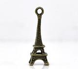 Bronze Eiffel Tower Charms 5 Pack