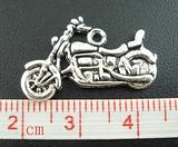 Silver Motorcycle Charm