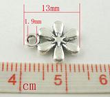 Silver Daisy Charms 5 Pack