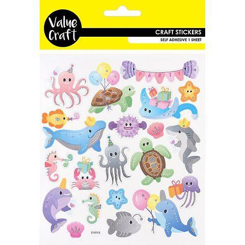 Value Craft Sea Party Sticker Sheet
