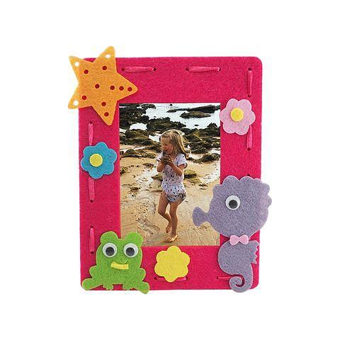 Value Craft DIY Pink Felt Picture Frame Kit