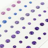 Hunkydory Diamond Sparkles Purple Sparkle Self-Adhesive Glitter Gemstones