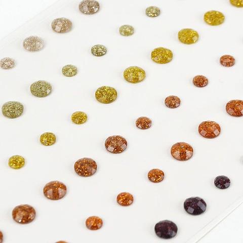 Hunkydory Diamond Sparkles Amber Sparkle Self-Adhesive Glitter Gemstones