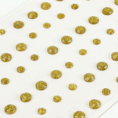 Hunkydory Diamond Sparkles Gold Sparkle Self-Adhesive Glitter Gemstones
